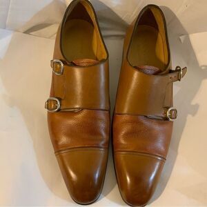 Carlos Santos “Green label” Double buckle Monk Strap Dress Shoes Men's Size 12
